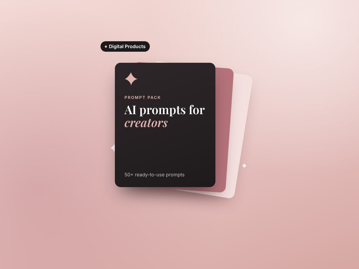 AI bots and prompt packs for creators